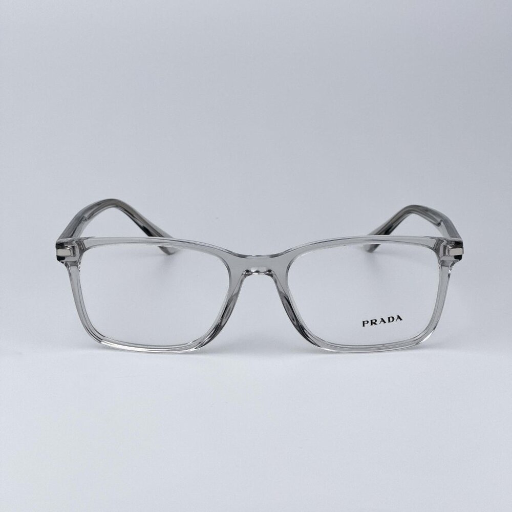 Prada PR14WV U431O1 Women BRAND NEW Eyeglasses Crystal Grey Square